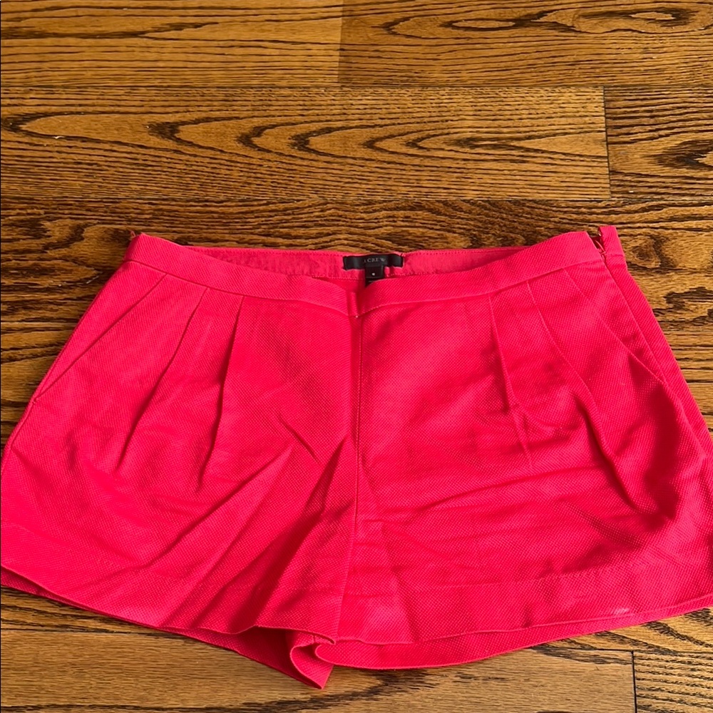 J. Crew High Waist Coral Shorts